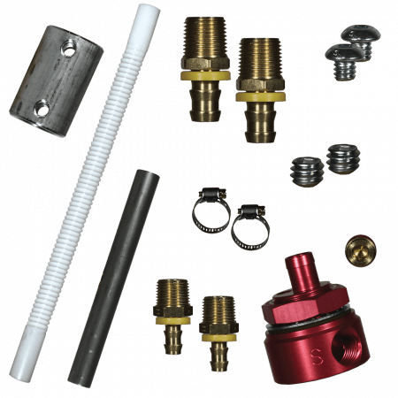 FASS Diesel Fuel 5/8 In Fuel Module Suction Tube Kit Includes Bulkhead Fitting