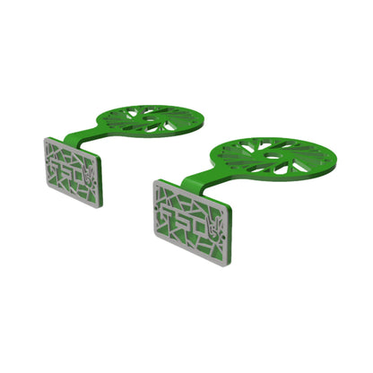 1994-2013 Dodge Cummins Shock Tower Delete Plates W/Logo Full Send Diesel