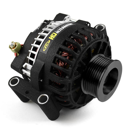 2003-2005 6.0L XDP HD High Output Alternator (New) Wrinkle Black XD348