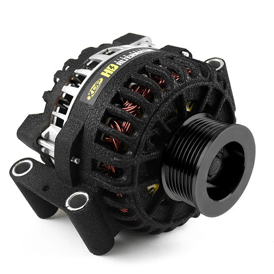 2006-2007 6.0L XDP HD High Output Alternator (New) Wrinkle Black XD349